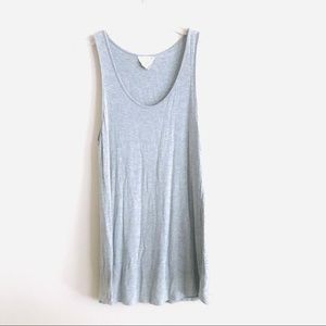 B.L.Q Gray oversized Tank Flare Dress Size 0